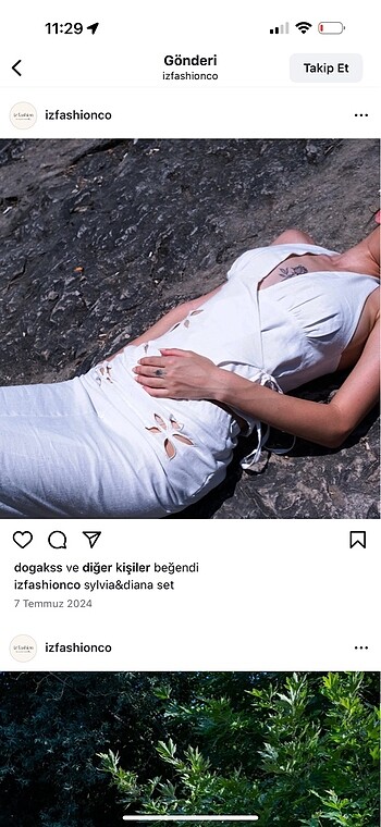 Boyundan Bağlamalı Keten Çiçekli Bluz