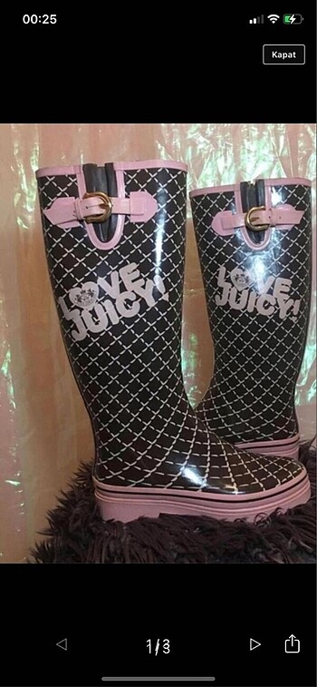 Juicy couture yağmur çizmesi