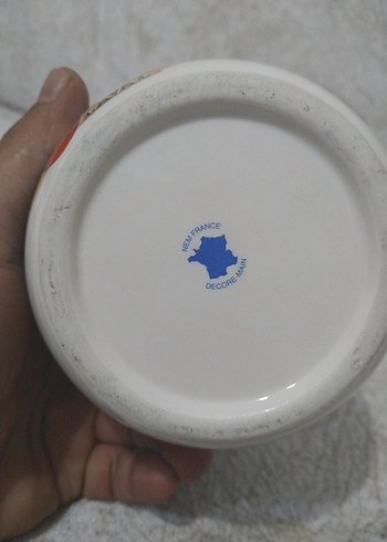  Beden beyaz Renk damgalı antika vazoo
