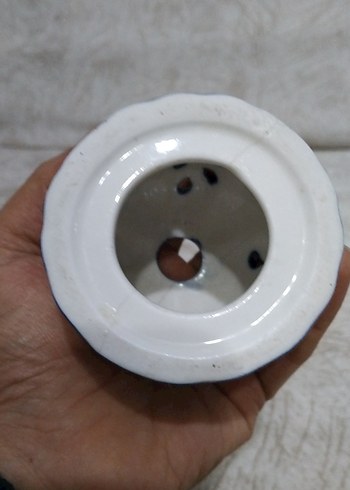 Nakış Desenli Mavi Seramik Sofra Takımı - Görsel 6