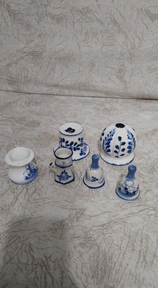 Nakış Desenli Mavi Seramik Sofra Takımı - Görsel 2