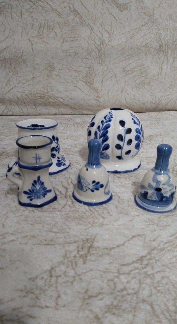 Nakış Desenli Mavi Seramik Sofra Takımı - Görsel 3