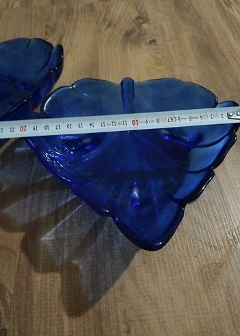 Koyu Mavi Vintage Cam Tabaklar - Görsel 4