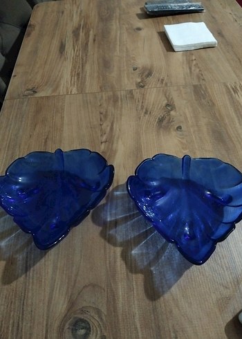 Koyu Mavi Vintage Cam Tabaklar - Görsel 8