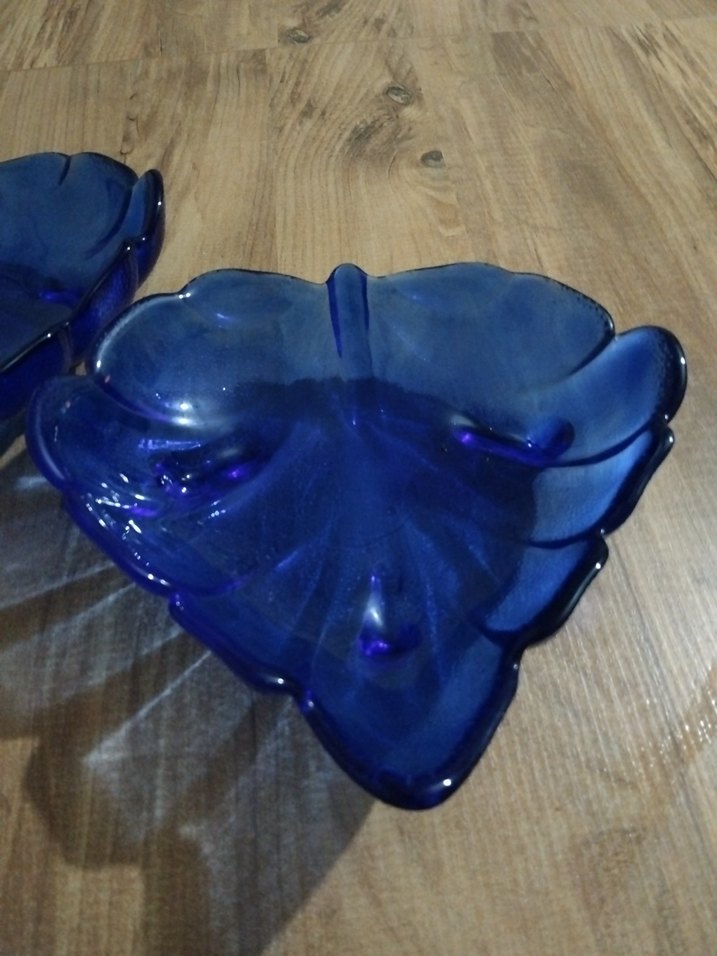 Koyu Mavi Vintage Cam Tabaklar - Görsel 3