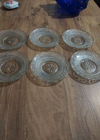 kristal cam çay tabagi