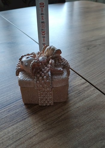 Bej Parlak Hediyelik Biblo - Görsel 5