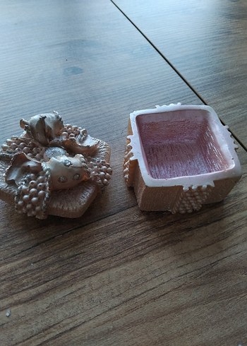 Bej Parlak Hediyelik Biblo - Görsel 2