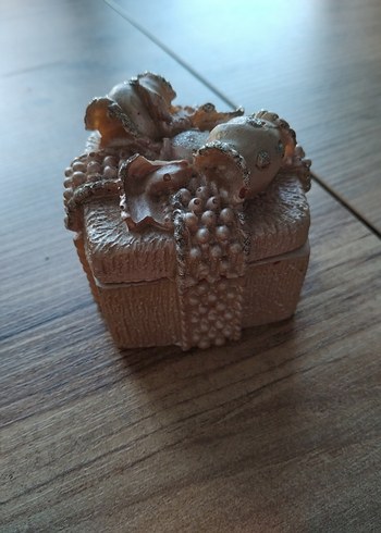 Bej Parlak Hediyelik Biblo - Görsel 7