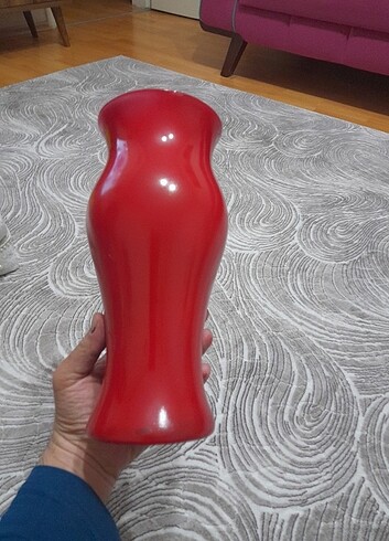  Beden kırmızı Renk Cam vazo
