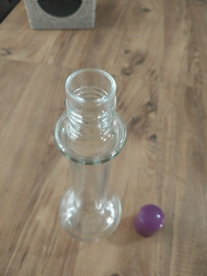 Mor Kapaklı Şeffaf Oje Temizleyici Şişe - Görsel 5