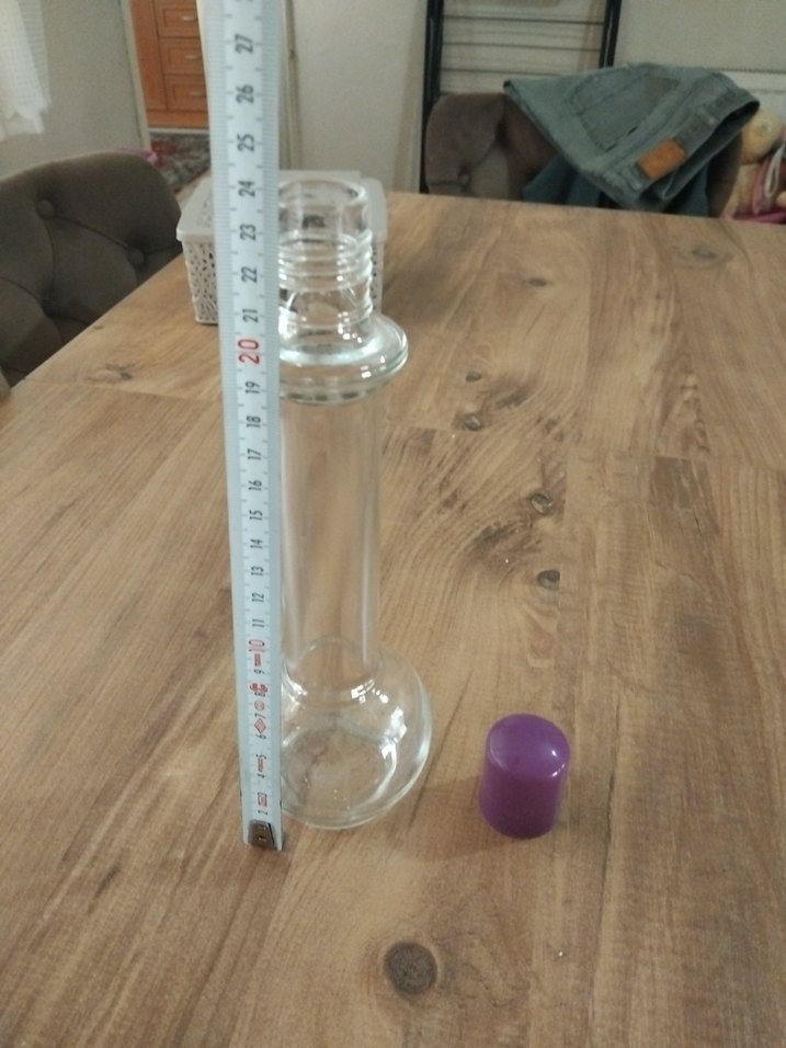 Mor Kapaklı Şeffaf Oje Temizleyici Şişe - Görsel 4