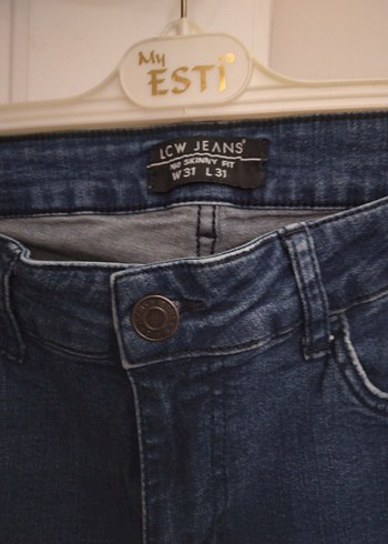 31 Beden Kadın Lacivert Regular Fit Denim Pantolon