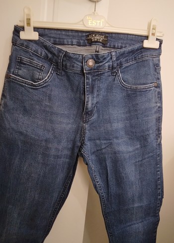 LC Waikiki Kadın Lacivert Regular Fit Denim Pantolon