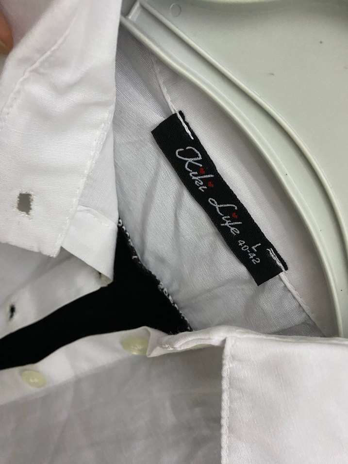 V Yaka Siyah Beyaz Uzun Triko Elbise - Görsel 5