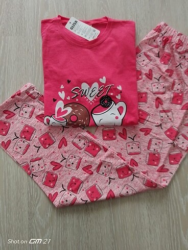 Uzunkol pijama takımı