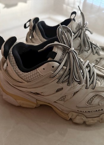 Balenciaga Gri Bağcıklı Kadın Spor Ayakkabı
