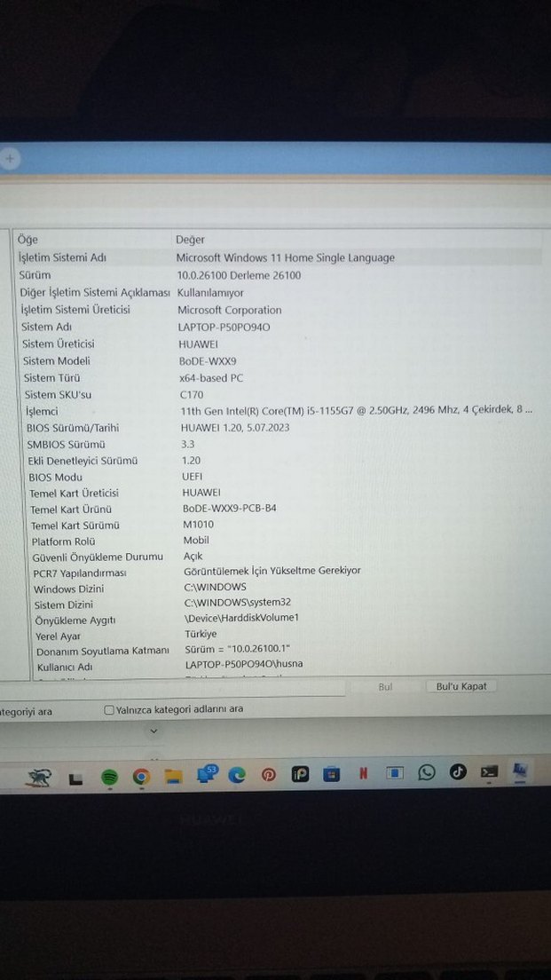Huawei Matebook D15 Gri Dizüstü Bilgisayar - Görsel 5