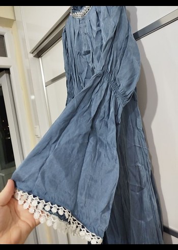 Kupra İpek Özel Dikim Elbise - Görsel 2