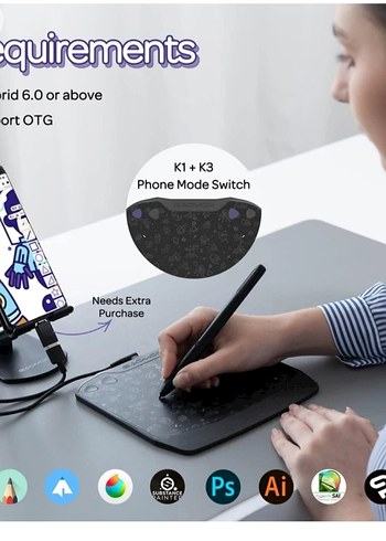 Gaomon S830 Battery-Free Pen Çizim Tableti - Görsel 3