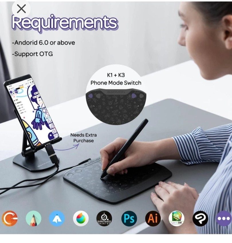 Gaomon S830 Battery-Free Pen Çizim Tableti - Görsel 3