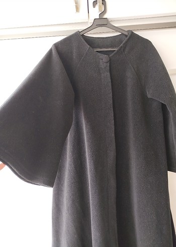 Siyah Kap Boy Polar  Kaban - Görsel 3