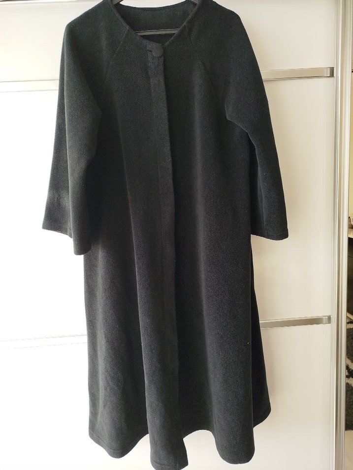 Siyah Kap Boy Polar  Kaban - Görsel 4