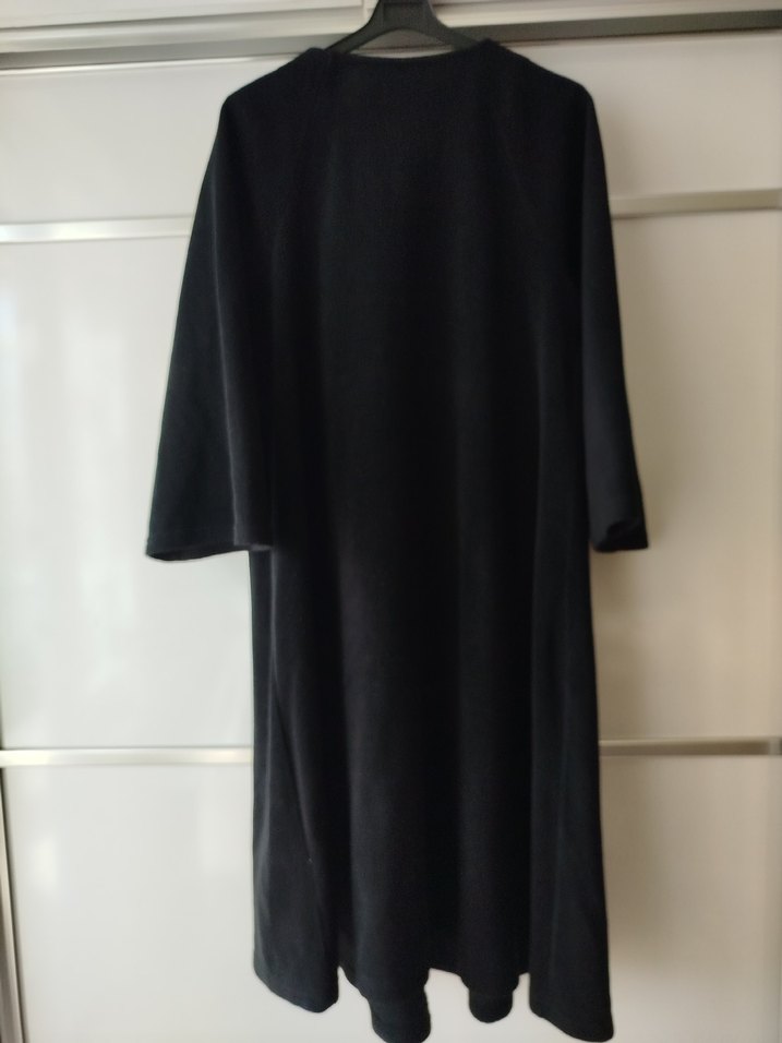 Siyah Kap Boy Polar  Kaban - Görsel 5