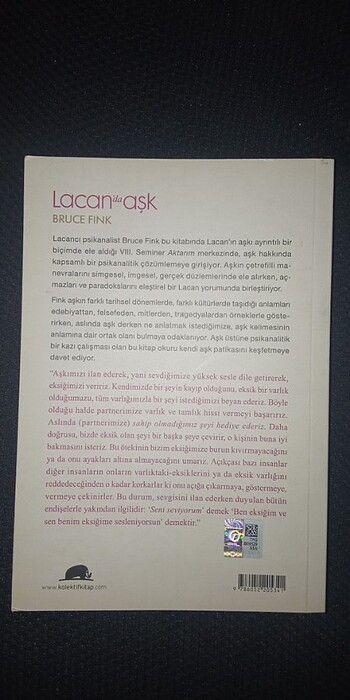 Lacan'da aşk (bruce Fink)