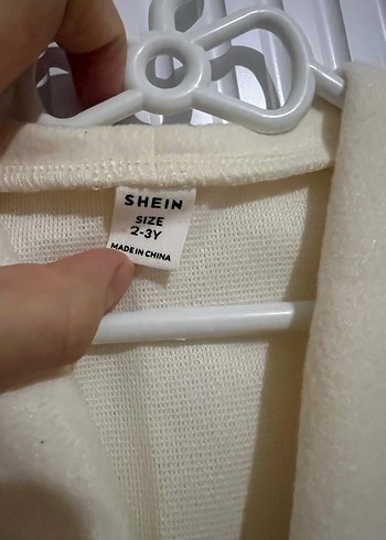 Beyaz Kürklü Midi Kız Çocuk Kaban - Görsel 6