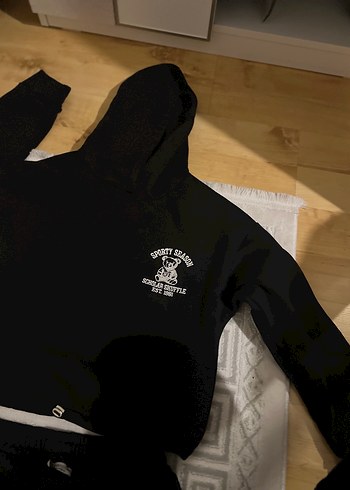 Siyah Kadın Rahat Kesim Eşofman takımı - Görsel 2