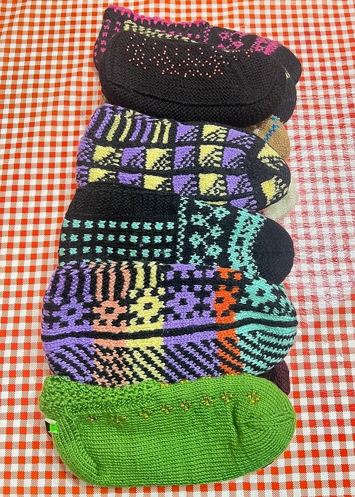 Örgü patik - Görsel 3