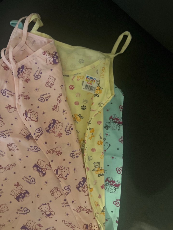 Pastel Renkli Baskılı Çocuk Atlet - Görsel 3