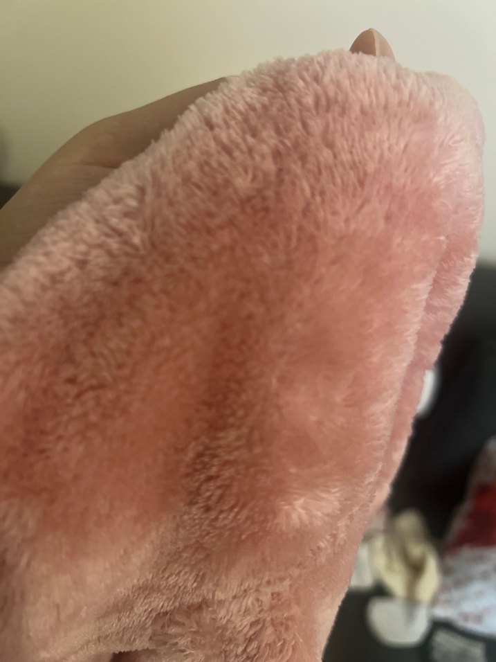 Pembe Peluş Kız Çocuk Ceket - Görsel 4