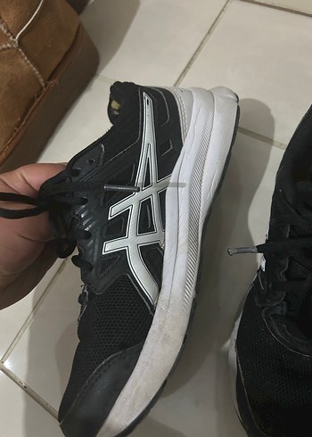 Asics Siyah Bağcıklı Kadın Spor Ayakkabı