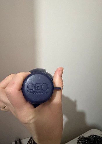 Koyu Mavi tupperware suluk - Görsel 6