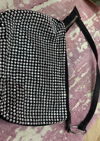 Bershka taşlı çanta - Görsel 2
