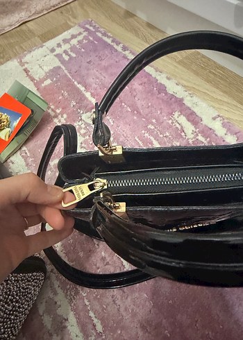 Louis Vuitton Siyah Deri Kadın Çanta - Görsel 5