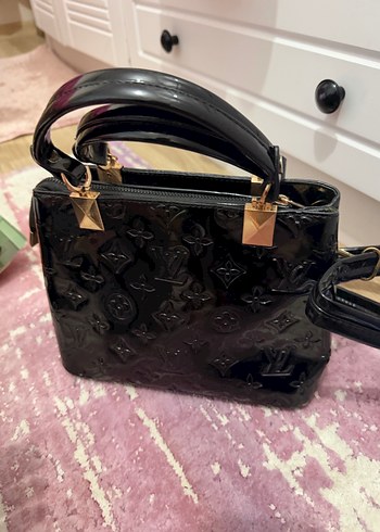 Louis Vuitton Siyah Deri Kadın Çanta - Görsel 7