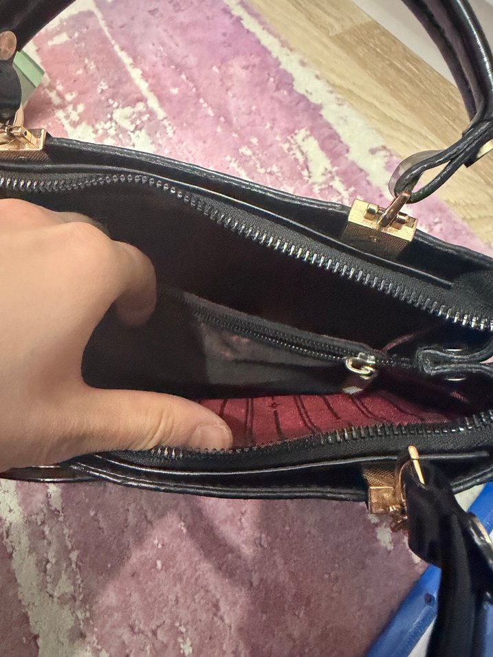Louis Vuitton Siyah Deri Kadın Çanta - Görsel 3