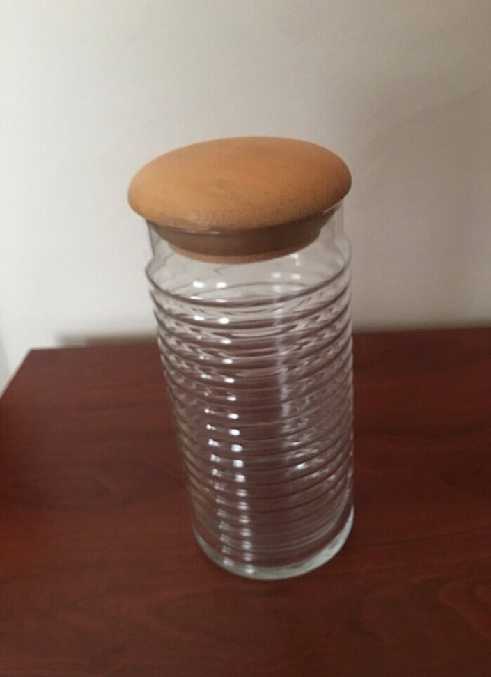 Ahşap Kapaklı Cam Kavanoz - Görsel 2