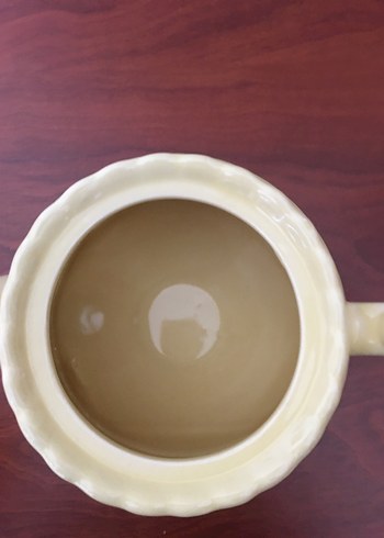 Renkli Baskılı Bej Çaydanlık - Görsel 2