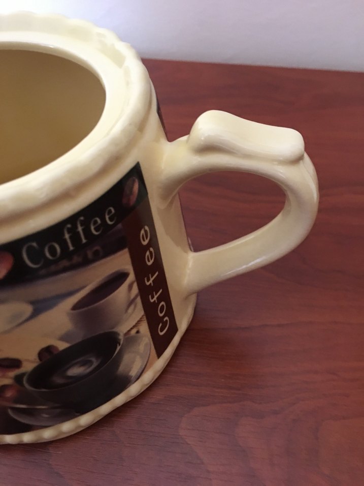 Renkli Baskılı Bej Çaydanlık - Görsel 3