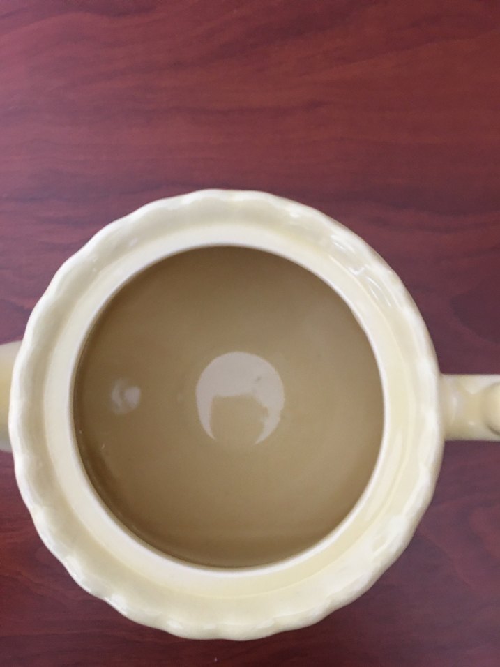 Renkli Baskılı Bej Çaydanlık - Görsel 2