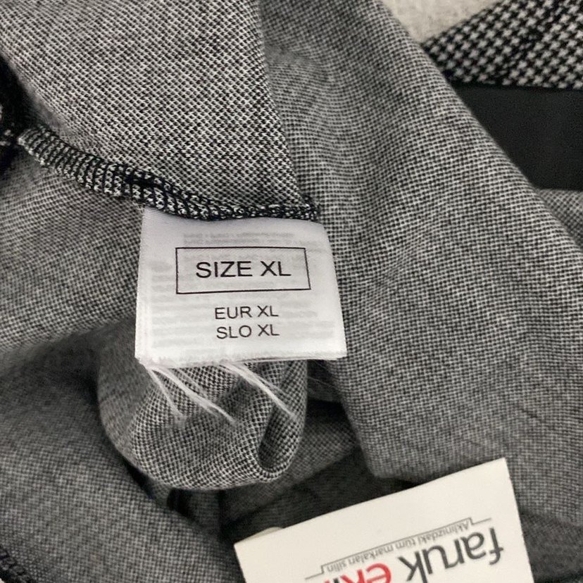 Gri Ekose Midi Pliseli Kadın Etek - Görsel 3