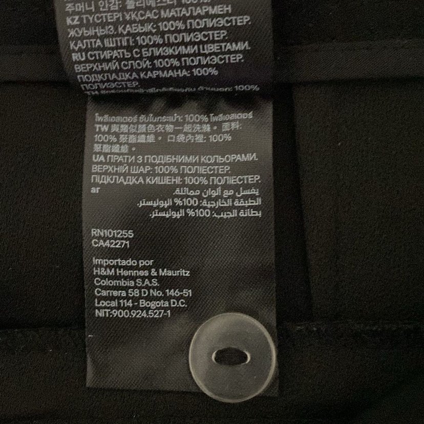 Siyah Midi Kumaş Kadın Pantolon - Görsel 4