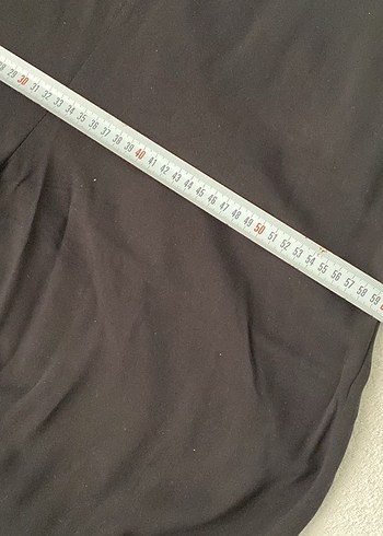 Siyah Keten Kuşaklı Midi Kadın Pantolon - Görsel 6