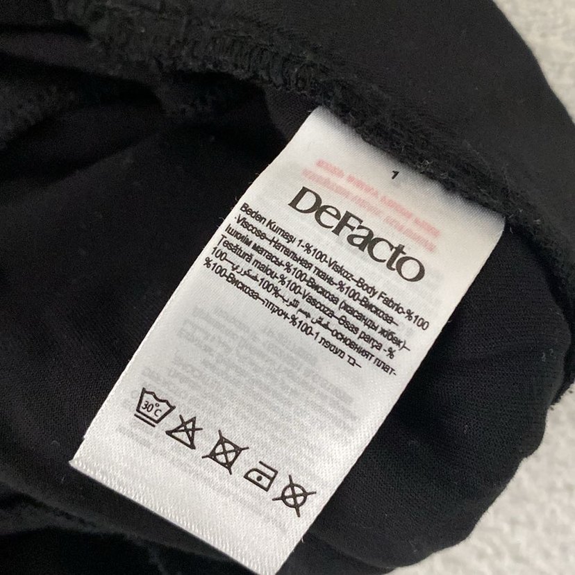 Siyah Keten Kuşaklı Midi Kadın Pantolon - Görsel 5