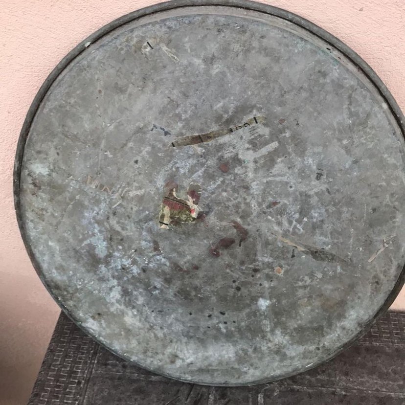 Antika bakır tepsi - Görsel 2