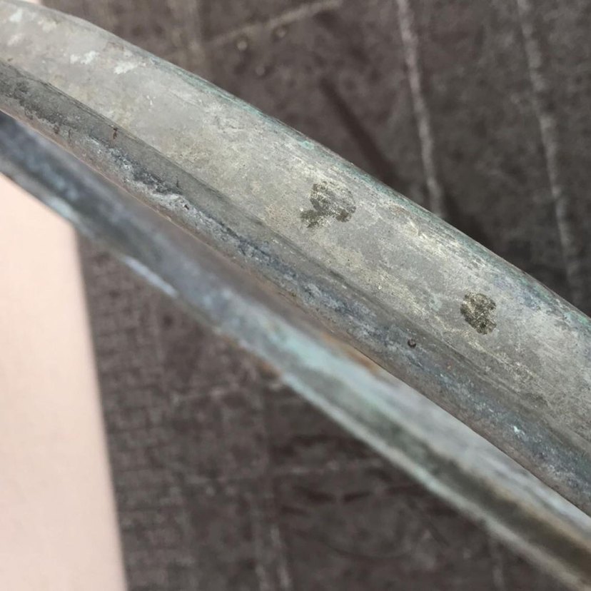 Antika bakır tepsi - Görsel 3